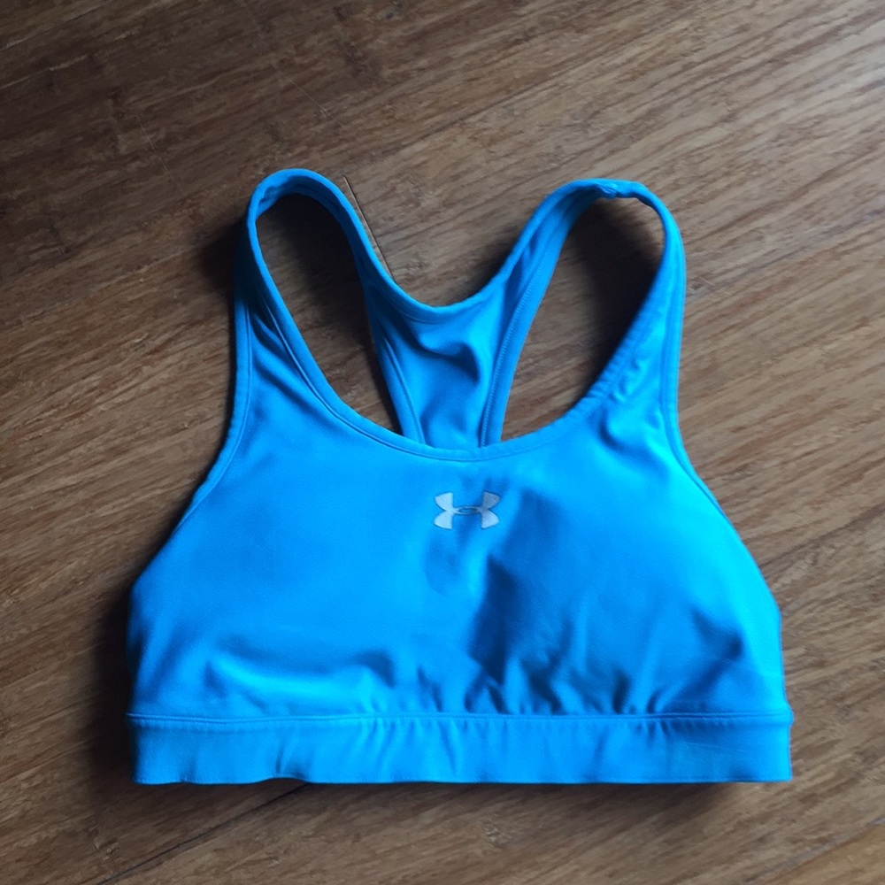 Under Armour blue sports bra size small